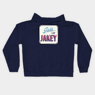 Enhypen Jake jakey fandom engene typography | Morcaworks Kids Hoodie